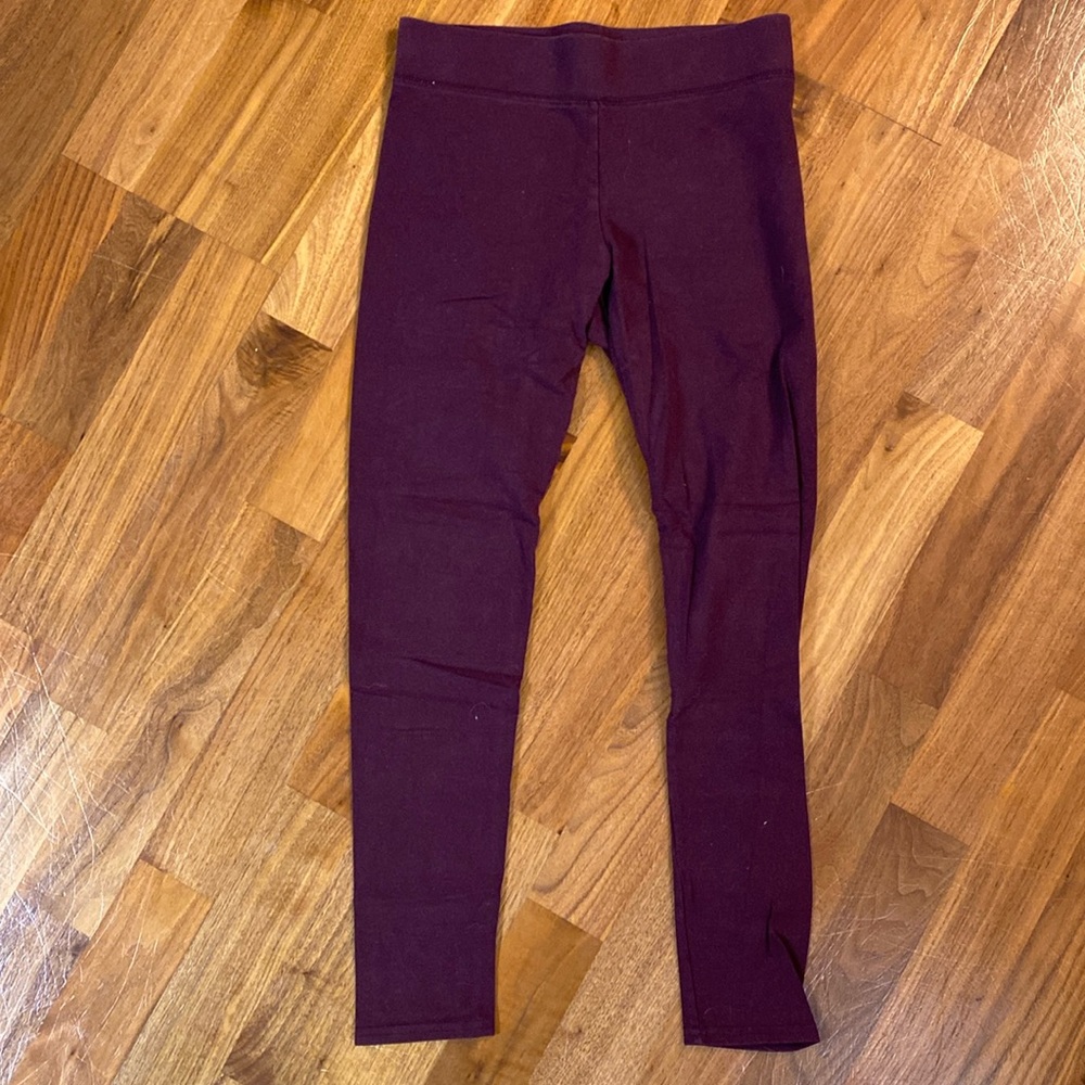 Aerie, burgundy, size: extra small short, leggings